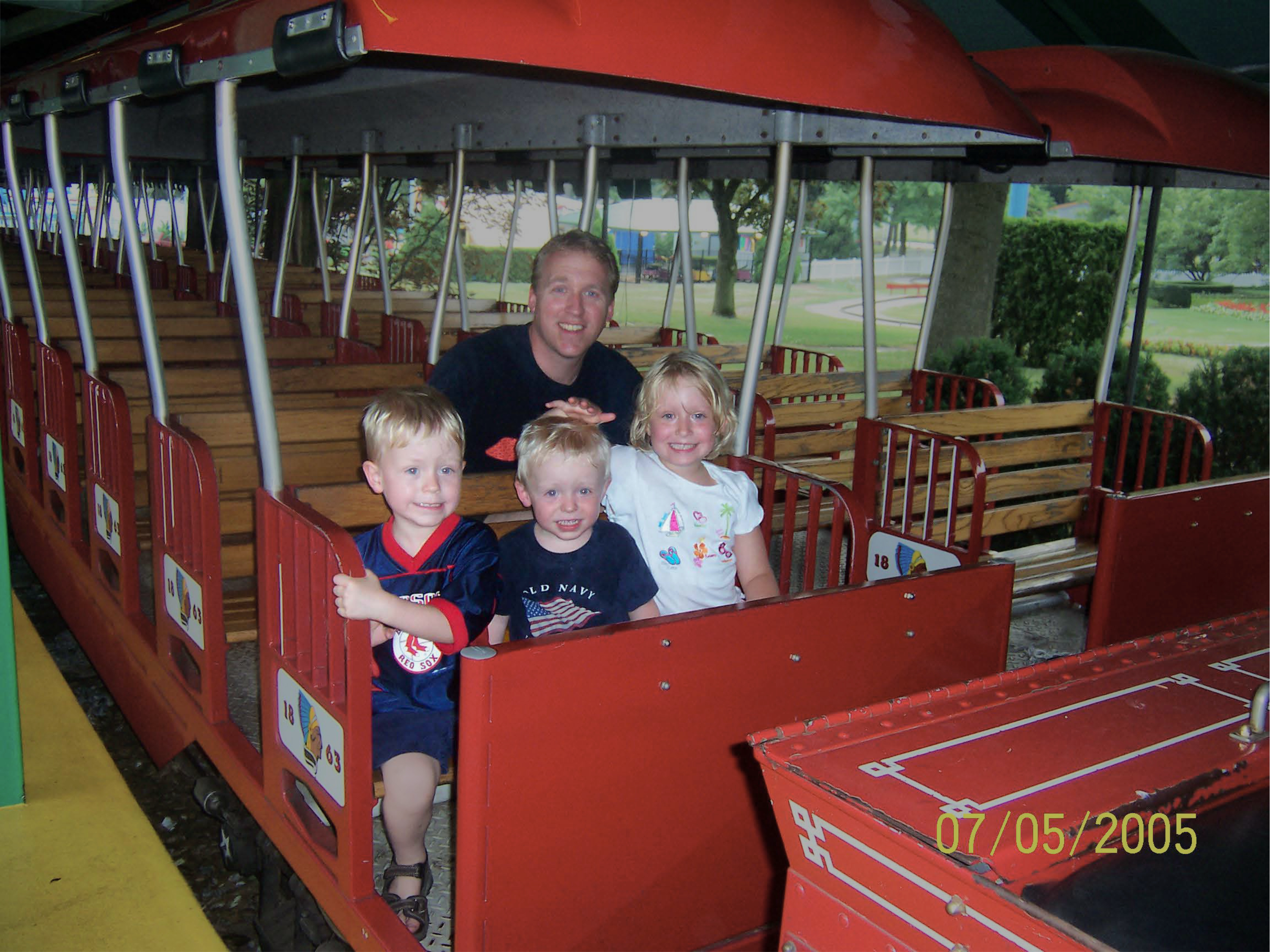 Author David Robson with his three children.